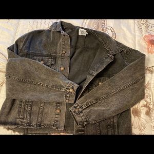 Princess Polly black denim jacket